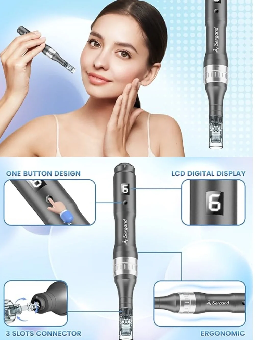 NEW Derma Pen for Face, Neck, Head